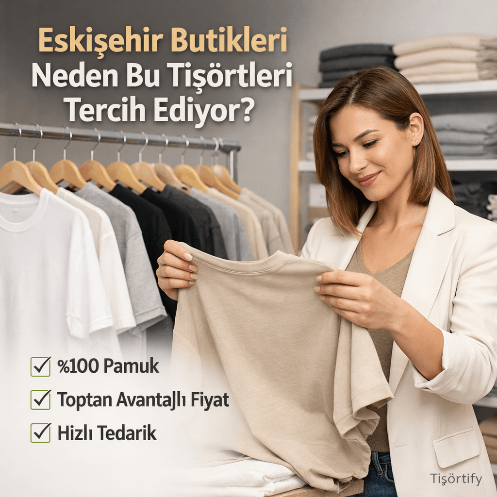 Eskişehir Bölgesindeki Butiklerin Toptan Tişört Tedarik Tercihleri