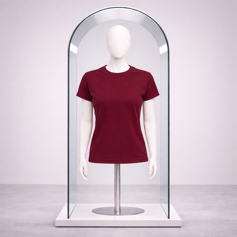 Bordo Toptan KADIN TİŞÖRT 5'li Seri
