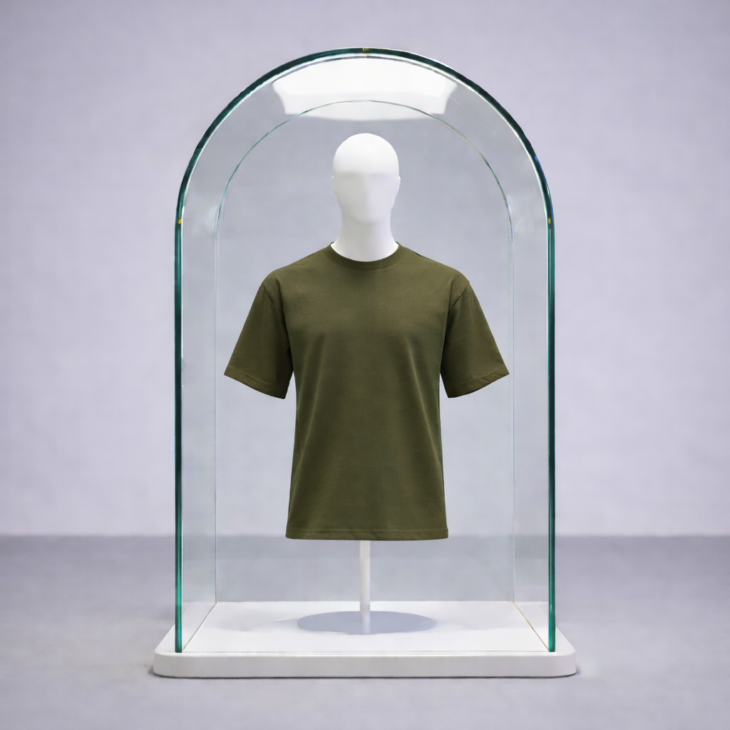 Toptan Unisex Loose Fit Bisiklet Yaka Tişört 5'li Seri