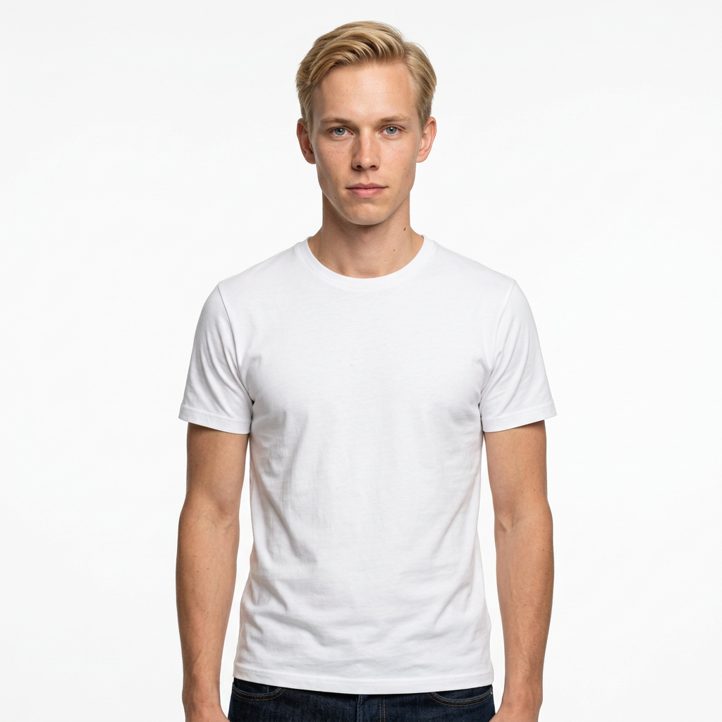 Toptan Tişörtify Unisex Bisiklet Yaka Tişört 5'li Seri