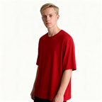 Toptan Unisex Loose Fit Bisiklet Yaka Tişört 5'li Seri