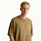 Toptan Unisex Loose Fit Bisiklet Yaka Tişört 5'li Seri