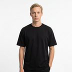 Toptan Unisex Loose Fit Bisiklet Yaka Tişört 5'li Seri