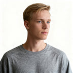 Toptan Unisex Loose Fit Bisiklet Yaka Tişört 5'li Seri