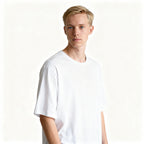 Toptan Unisex Loose Fit Bisiklet Yaka Tişört 5'li Seri