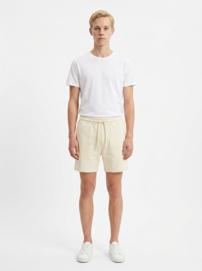 Krem Toptan Unisex Şort 5'li Seri