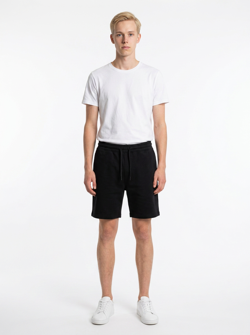 Siyah Toptan Unisex Şort 5'li Seri