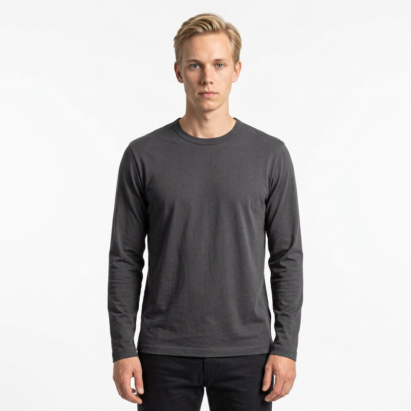 Toptan Unisex Uzun Kol Tişört 5'li Seri
