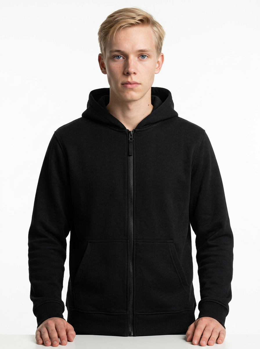 Toptan Fermuarlı Hoodie 5'li Seri