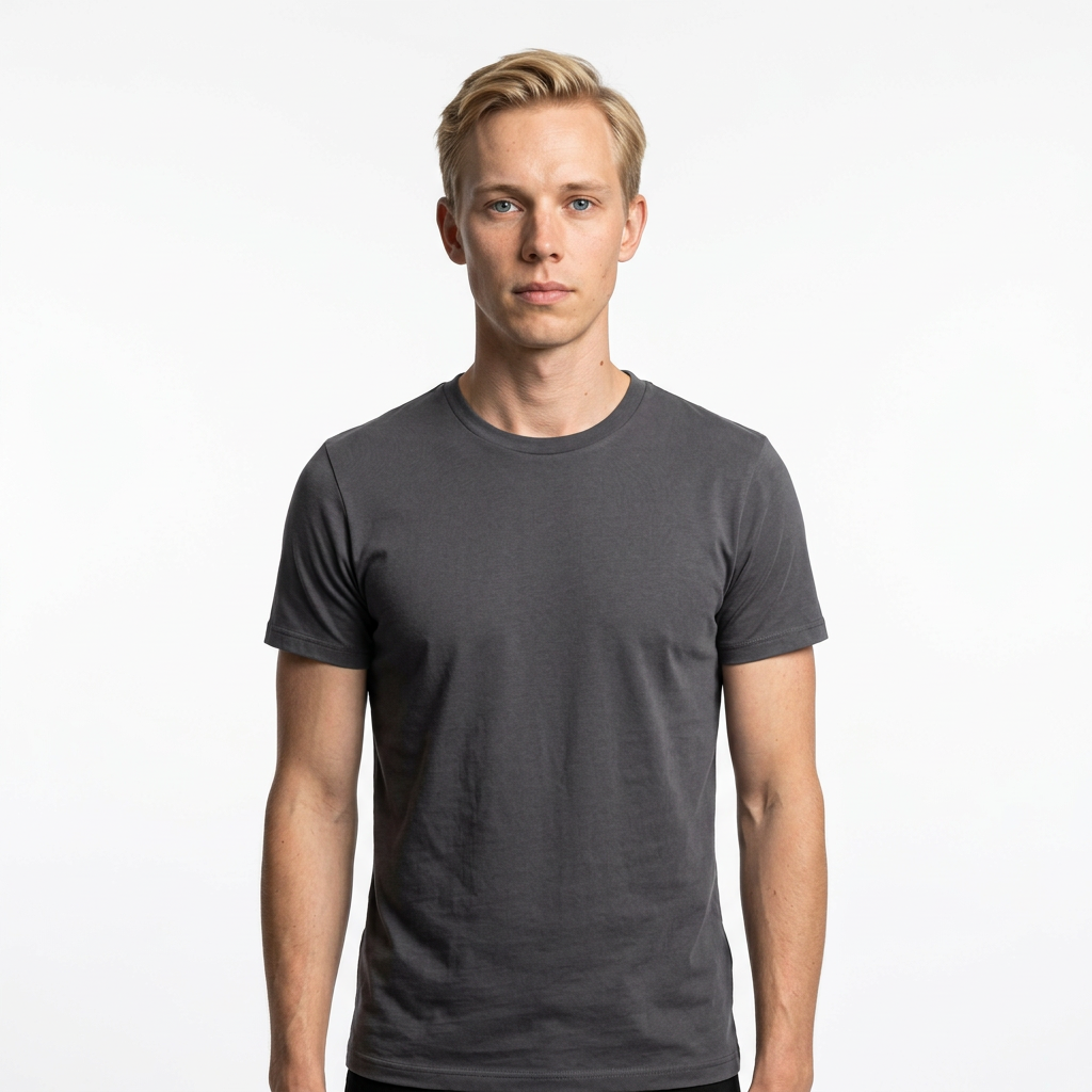 Toptan Tişörtify Unisex Bisiklet Yaka Tişört 5'li Seri