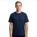 Toptan Unisex Loose Fit Bisiklet Yaka Tişört 5'li Seri