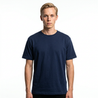 Toptan Unisex Loose Fit Bisiklet Yaka Tişört 5'li Seri