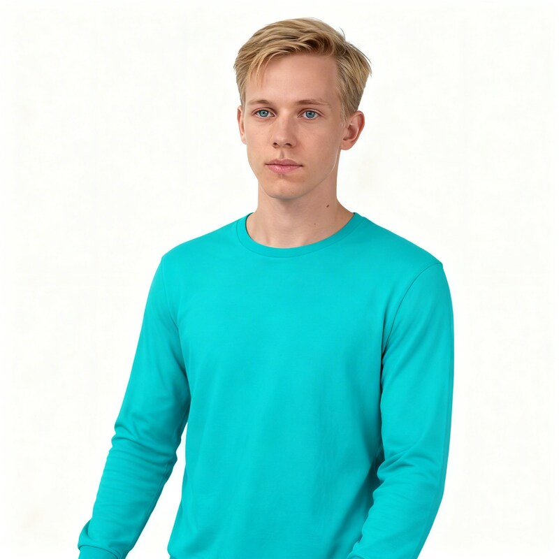 Toptan Unisex Uzun Kol Tişört 5'li Seri