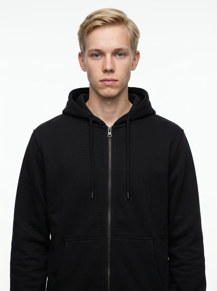 Toptan Fermuarlı Hoodie 5'li Seri