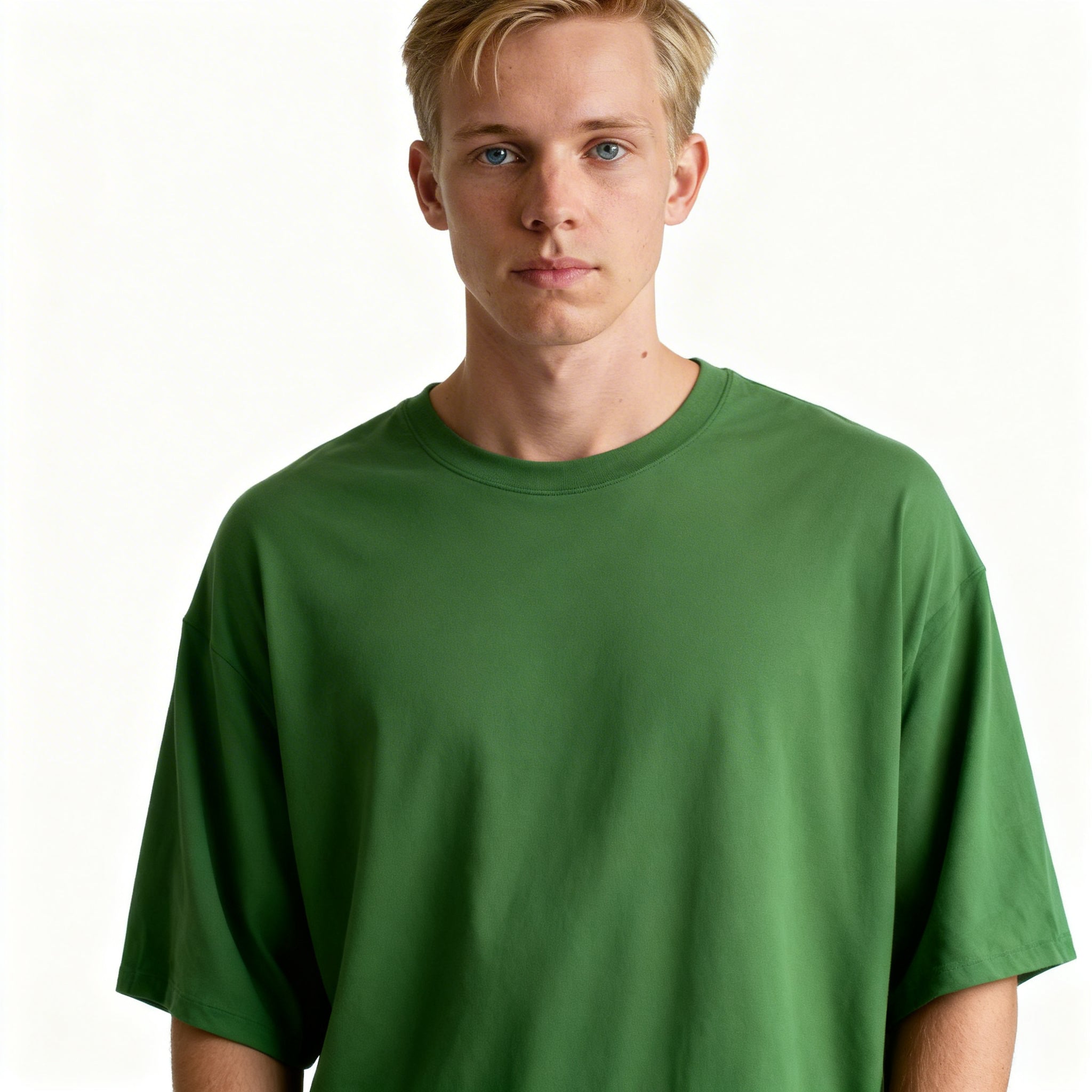 Toptan Unisex Loose Fit Bisiklet Yaka Tişört 5'li Seri