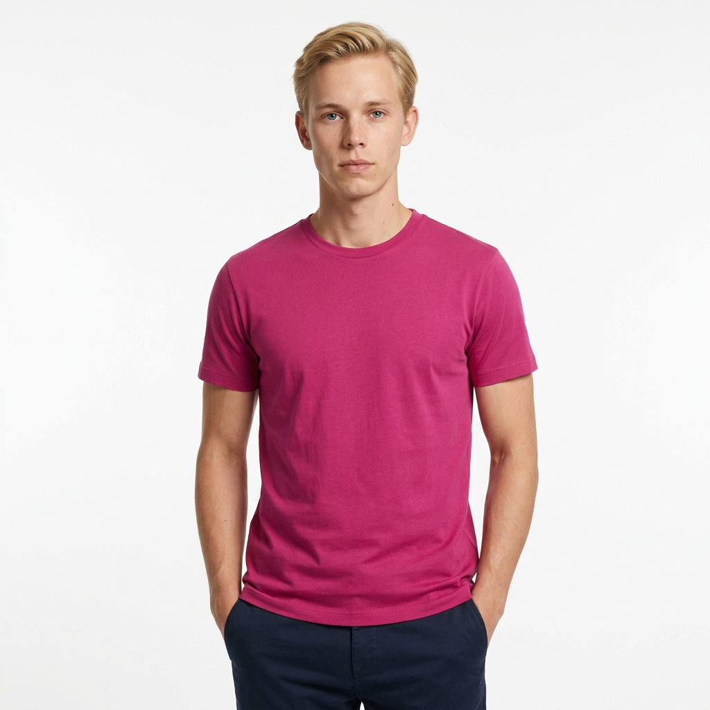 Toptan Tişörtify Unisex Bisiklet Yaka Tişört 5'li Seri
