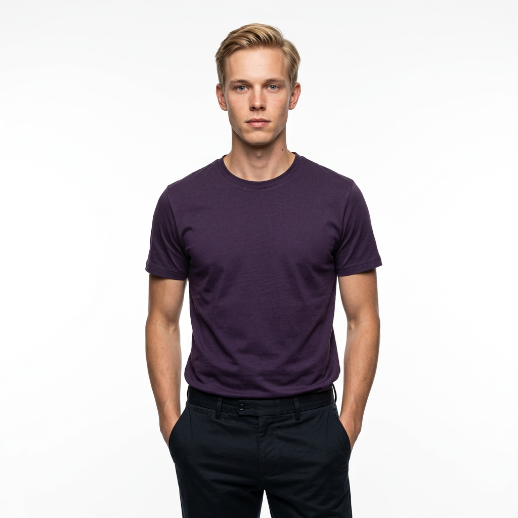 Toptan Tişörtify Unisex Bisiklet Yaka Tişört 5'li Seri