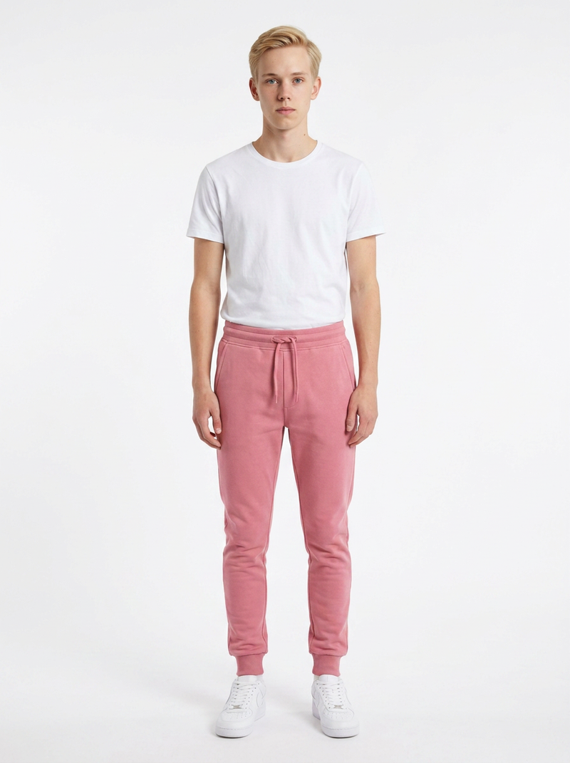 Pembe Toptan Unisex Jogger Eşofman Altı 5'li Seri