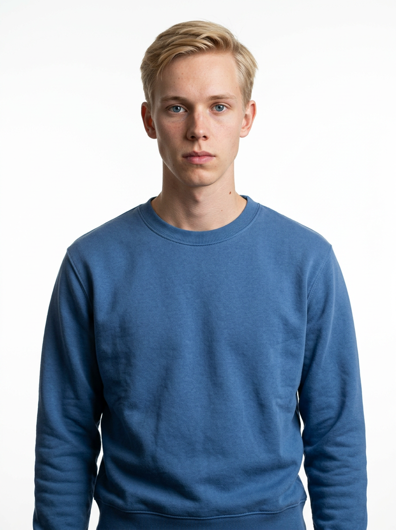 Mavi Toptan Unisex Sweatshirt 5'li Seri