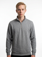 Toptan Yarım Fermuarlı Sweatshirt 5'li Seri