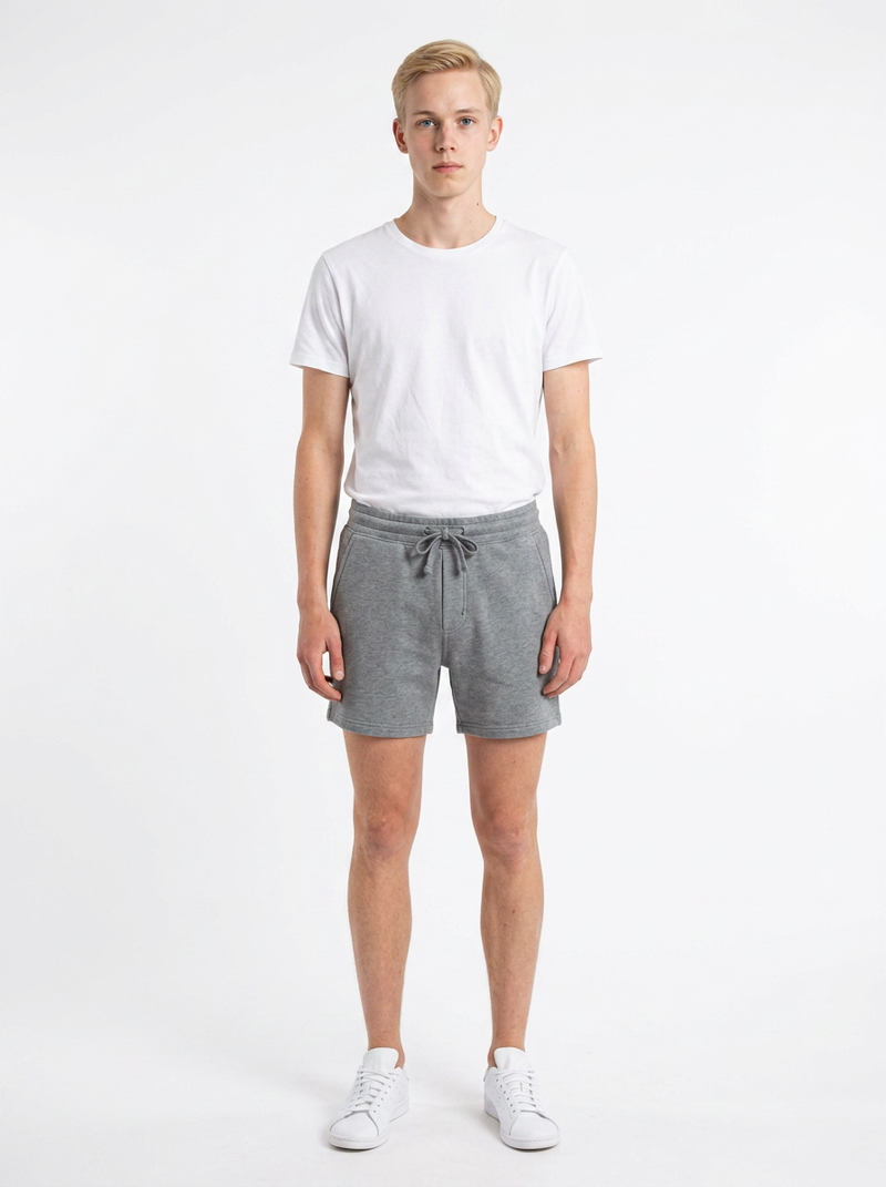 Gri Toptan Unisex Şort 5'li Seri