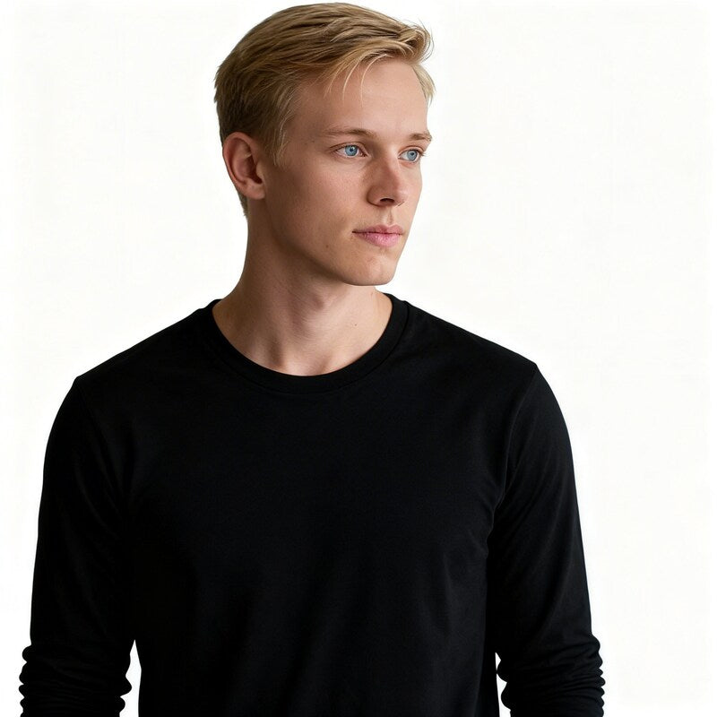 Toptan Unisex Uzun Kol Tişört 5'li Seri