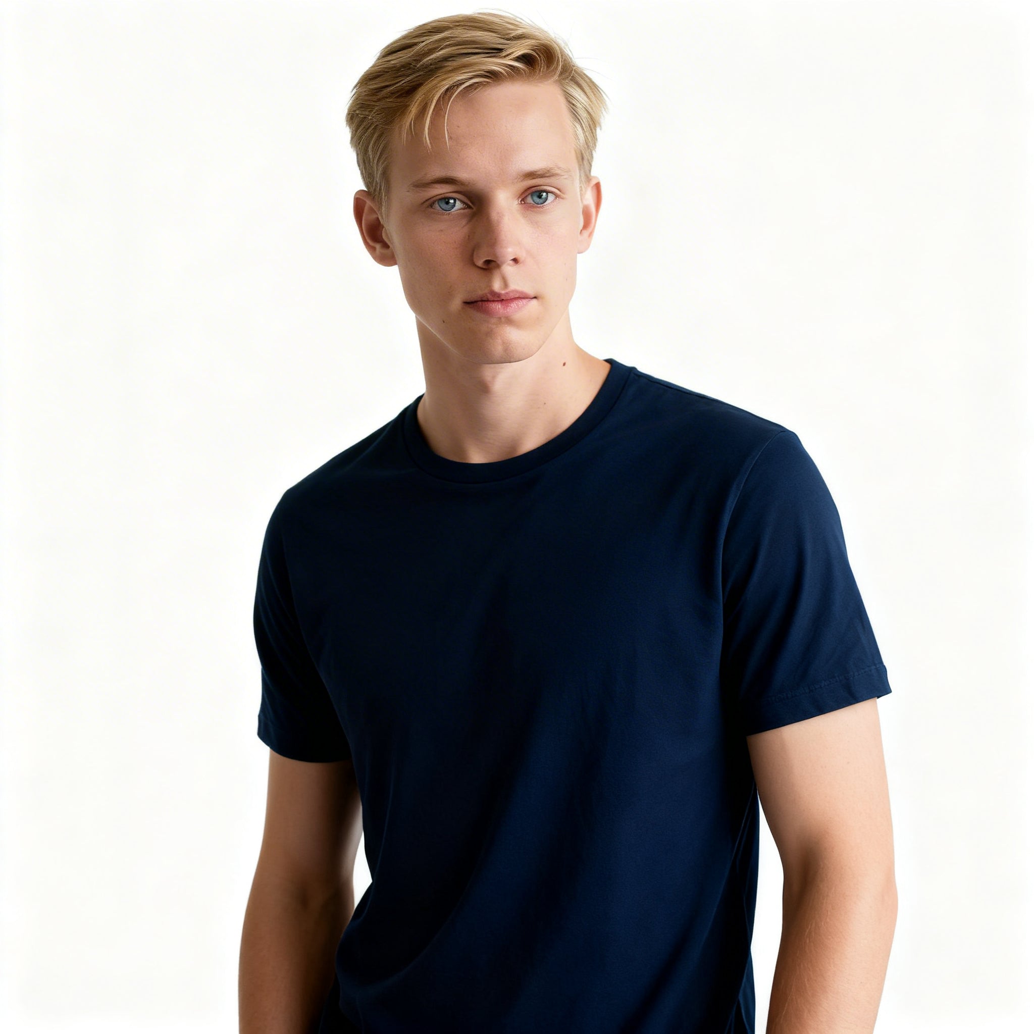 Toptan Tişörtify Unisex Bisiklet Yaka Tişört 5'li Seri
