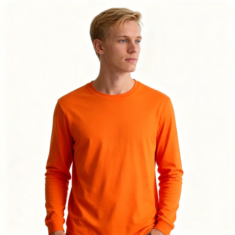 Toptan Unisex Uzun Kol Tişört 5'li Seri