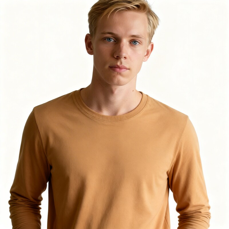 Toptan Unisex Uzun Kol Tişört 5'li Seri