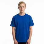 Toptan Unisex Loose Fit Bisiklet Yaka Tişört 5'li Seri